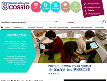 Tablet Screenshot of colegiombcossio.es